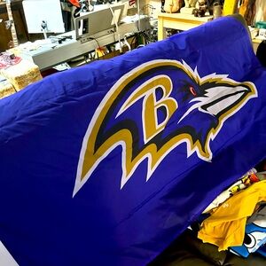 NWOT Baltimore Ravens Flag